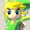 A Facebook profile picture depicting Link from the official The Wind Waker HD website