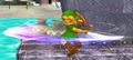 Young Link performing a Spin Attack in Super Smash Bros. Melee