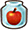 Une pomme en bouteille