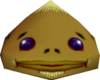 Le masque, comme il apparaît dans Ocarina of Time