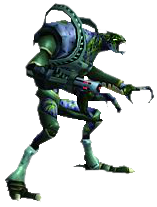 Artwork of a Pirate Trooper from Metroid Prime Pinball