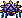 A purple Zoomer from Super Metroid