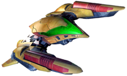 The gunship in Metroid Prime 3: Corruption