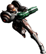 Samus's Ing-battling Dark Suit