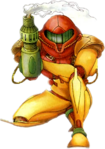 Samus's Arm Cannon smoking in Metroid