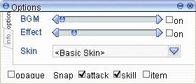 Option Window