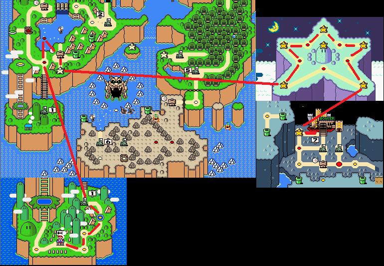 Super Mario World/Beating the game in 12 levels — StrategyWiki, the ...