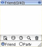Friend and Party Window