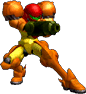 SSBM Trophy Samus Aran Smash1.png
