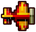 Red planes drop a power-up if you kill the whole group. Otherwise, they're 100 points each.