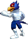 SSBM Trophy Falco Lombardi Smash2.png