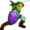 SSBM Trophy Link Smash1.png
