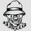 GTA SA tattoo LVP clown.gif