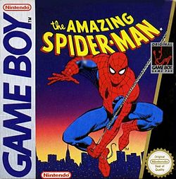 Box artwork for The Amazing Spider-Man (Game Boy).