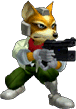 SSBM Trophy Fox McCloud Smash1.png