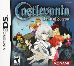 Box artwork for Castlevania: Dawn of Sorrow.