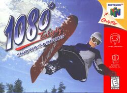Box artwork for 1080° Snowboarding.