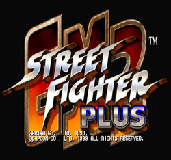 Box artwork for Street Fighter EX 2 Plus.