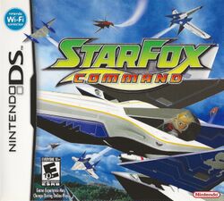 Box artwork for Star Fox Command.