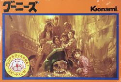 Box artwork for The Goonies.