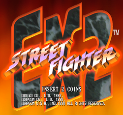 Box artwork for Street Fighter EX 2.