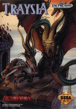 Box artwork for Traysia.