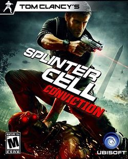 Box artwork for Tom Clancy's Splinter Cell: Conviction.