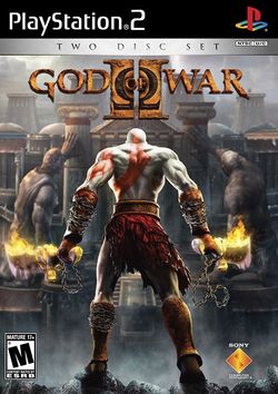 Box artwork for God of War II.