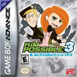 Box artwork for Disney's Kim Possible 3: Team Possible.