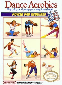 Box artwork for Dance Aerobics.