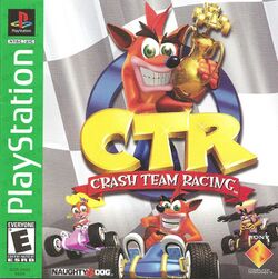 Box artwork for Crash Team Racing.