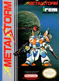 Box artwork for Metal Storm.
