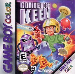 Box artwork for Commander Keen (Game Boy Color).