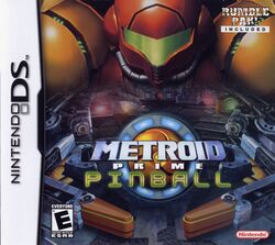 Box artwork for Metroid Prime Pinball.