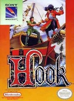 Box artwork for Hook (NES).