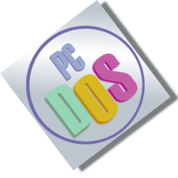 The console image for IBM PC DOS.