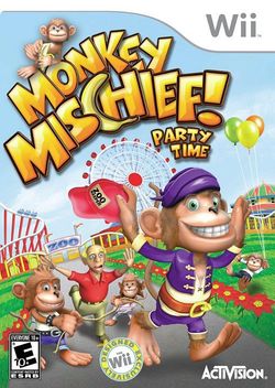Box artwork for Monkey Mischief! Party Time.