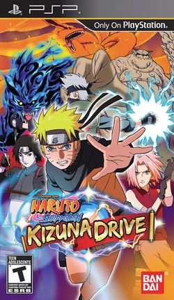Box artwork for Naruto Shippūden: Kizuna Drive.