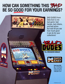Box artwork for Bad Dudes Vs. DragonNinja.