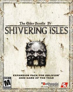 Box artwork for The Elder Scrolls IV: Knights of the Nine.