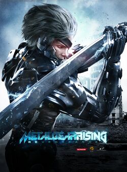 Box artwork for Metal Gear Rising: Revengeance.