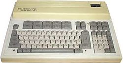 The console image for Fujitsu FM-7.