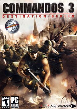 Box artwork for Commandos 3: Destination Berlin.
