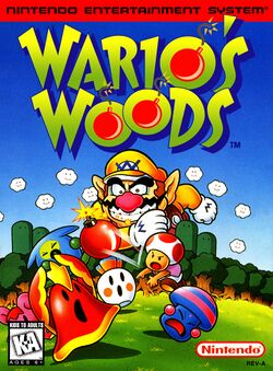 Box artwork for Wario's Woods.