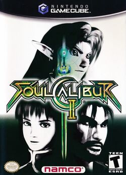 Box artwork for Soulcalibur II.