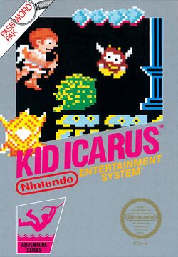 Box artwork for Kid Icarus.