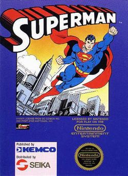 Box artwork for Superman.