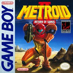 Box artwork for Metroid II: Return of Samus.