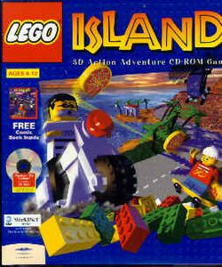 Box artwork for Lego Island.
