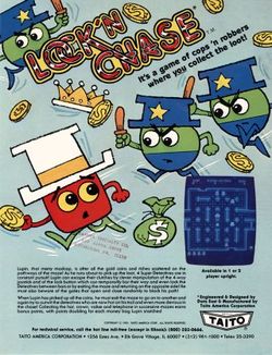 Box artwork for Lock'n'Chase.